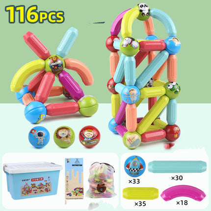 Magnetic Rod Building Blocks For Children Toys Gift