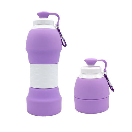 Bouteille d'eau pliable en silicone