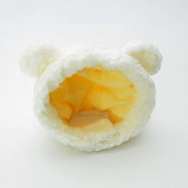 Pet Hat Bear Plush Hood
