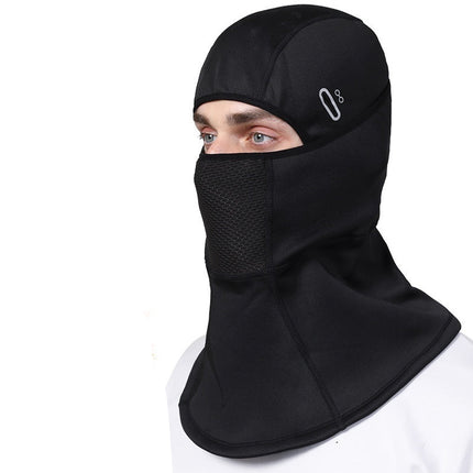 Outdoor Cycling Warm Double Layer Fleece-lined Thick Windproof Ski Motorcycle Helmet Lining Cap
