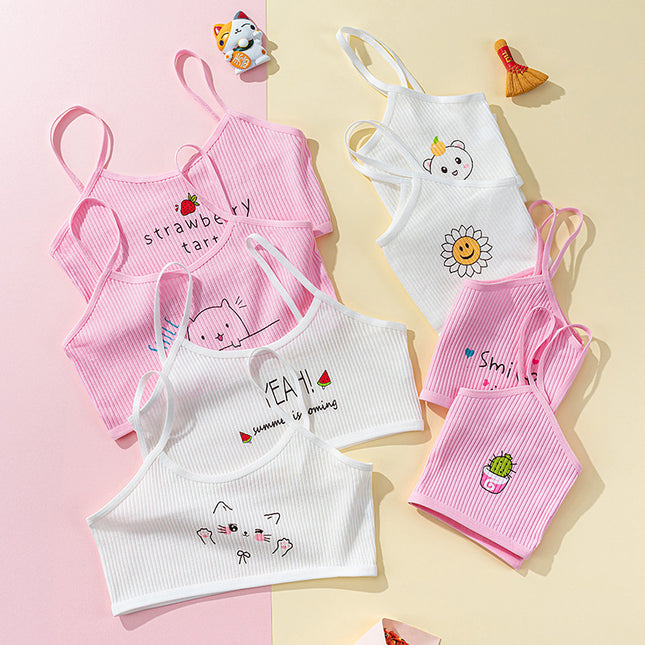 Haut tubulaire de soutien-gorge pour fille de collège