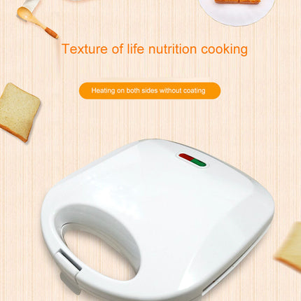 220V white color Double-sided breakfast sandwich machine panini toaster household omelette Fried steak sanwich maker