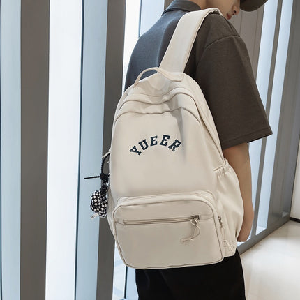Sac à dos d'école unisexe en nylon - Moyen, 20 L
