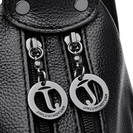 Sac à bandoulière en cuir de grande capacité pour femme