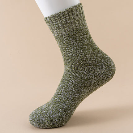 Chaussettes mi-mollet chaudes doublées en polaire