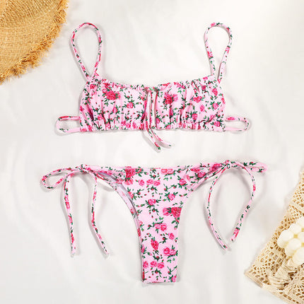 Women's Printed Strap Bikini