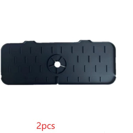 Tapis anti-éclaboussures en silicone pour robinet