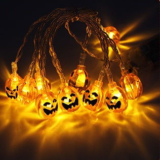 Décoration d'Halloween citrouille lumineuse LED