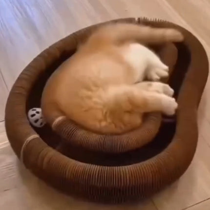 Griffoir pliable en carton pour chat