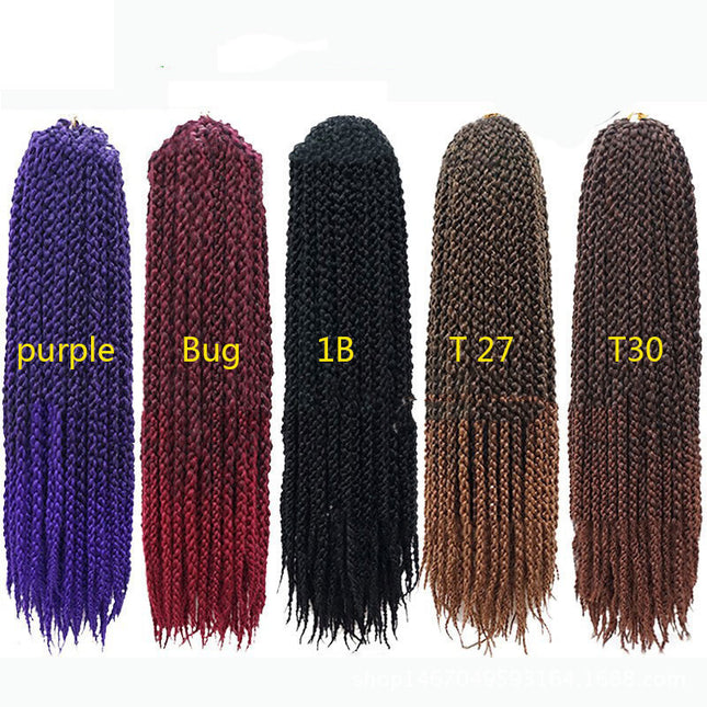Crochet Braid Hair Synthetic Black Brown Senegalese Twist