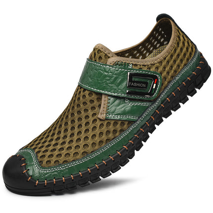 Merkmak Genuine Leather Men Flats Shoes Fashion Trend