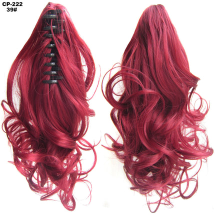 Long Wave Ponytail Wrap Around Clip-In Hair Headwear
