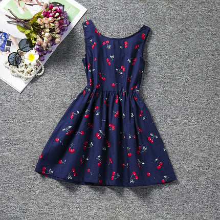 Robe à manches longues en dentelle pour enfants