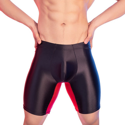 Leggings gainants en soie glacée brillante