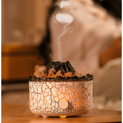Volcano Jellyfish Flame Humidifier Aromatherapy Diffuser