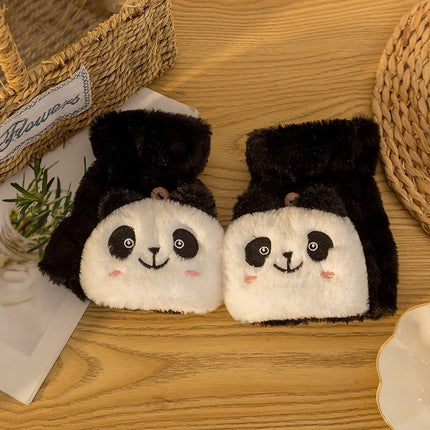 Gants chauds doublés de polaire polyvalents de dessin animé