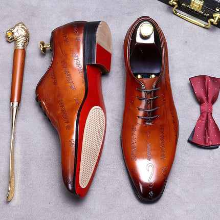 Men's Business Formal Leather Shoes – Stylish, Comfortable & Durable