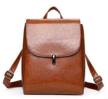 Sac à dos élégant en cuir PU pour femme - Cartable de haute qualité