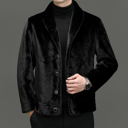 Men's Reversible Padded Fur Jacket
