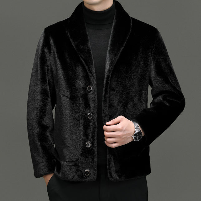 Men's Reversible Padded Fur Jacket