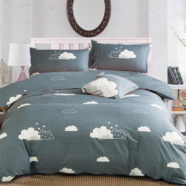 Diamond Velvet 4-Piece Bedding Set