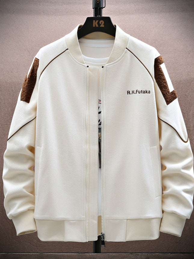 Spring and Autumn Embroidered Baseball Uniform, Guard Pants, Casual Sports Set