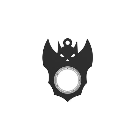 Porte-clés créatif Fidget Spinner en forme de chauve-souris, de démon et de fantôme