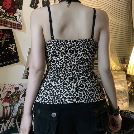 Sexy Leopard Lace Splicing