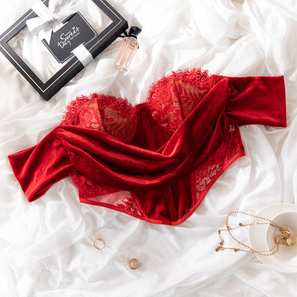 Flower Lace Slim Sexy Top