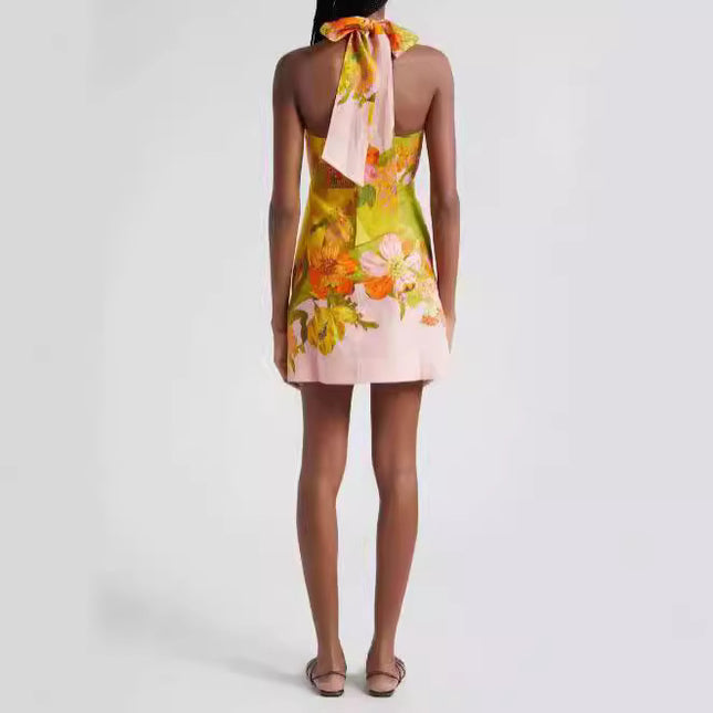 Buckle Spaghetti Strap Dress