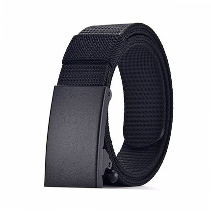 Ceinture tactique en toile tissée en nylon pour homme