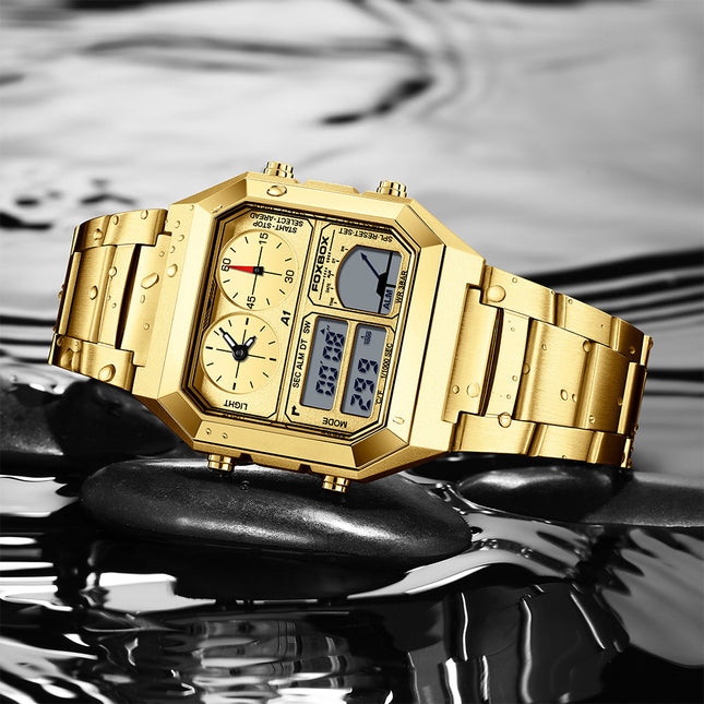 Dual Display Multifunctional Chronographe Watch