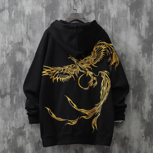 Men's Phoenix Embroidered Hoodie
