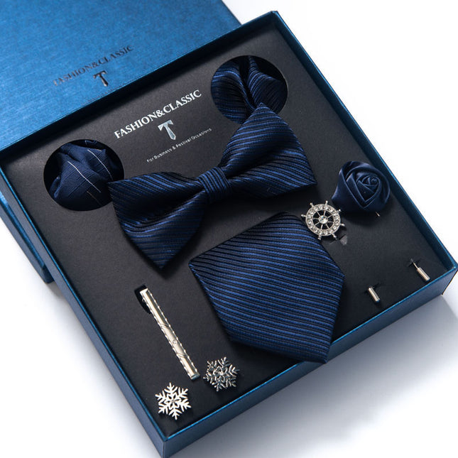 Tie 8-Piece Set for Formal Suits
