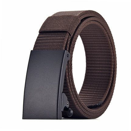 Ceinture tactique en toile tissée en nylon pour homme