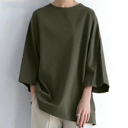 Spring &  Summer Loose Crew Neck Top
