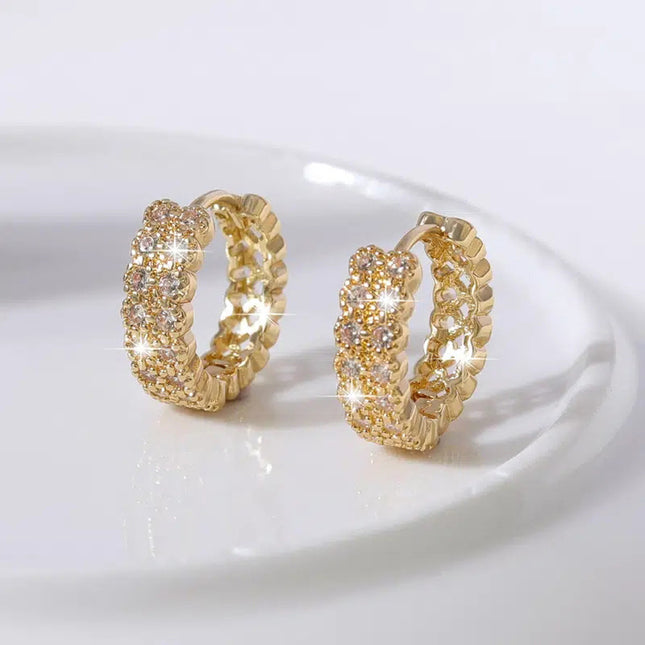 French Retro Gold Earrings