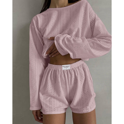 Hollow Long-Sleeved Suit