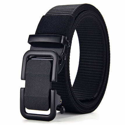 Ceinture tactique en toile tissée en nylon pour homme