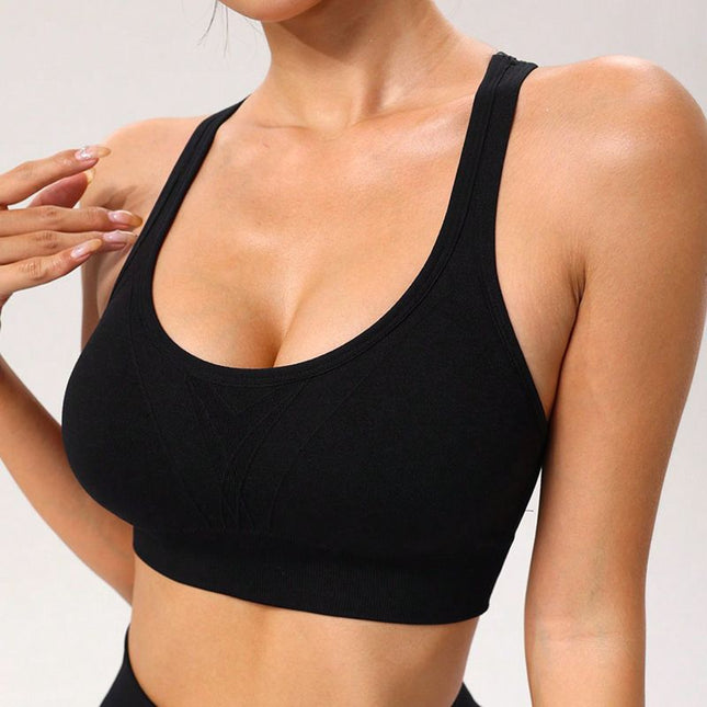 Seamless Knitted Sports Bra