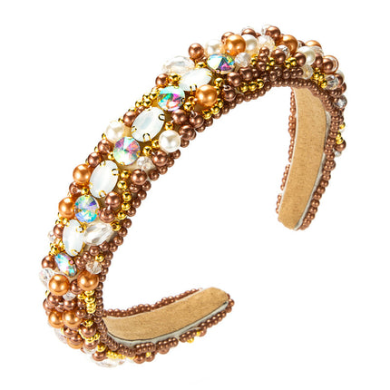 Bandeau baroque en cristal