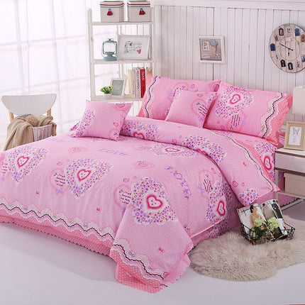 Diamond Velvet 4-Piece Bedding Set