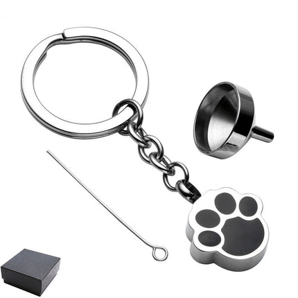 Pendentif urne avec patte de chien pouvant s'ouvrir