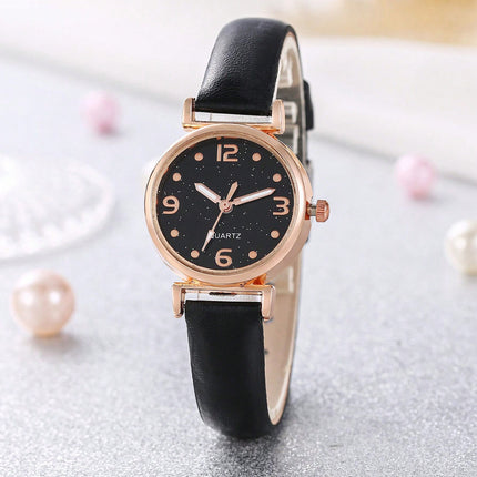 Montre à quartz avec bracelet en forme de cœur