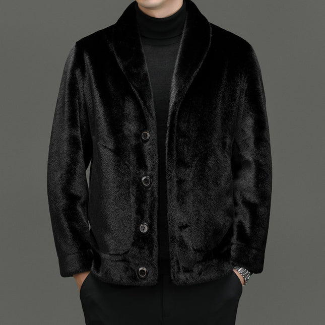 Men's Reversible Padded Fur Jacket