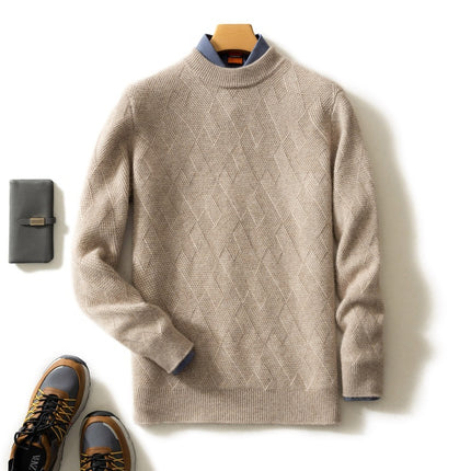 Pull en cachemire épais pour homme