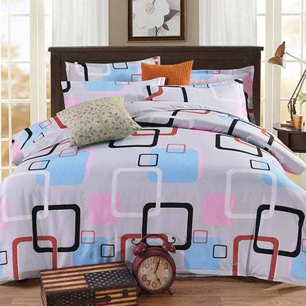 Diamond Velvet 4-Piece Bedding Set