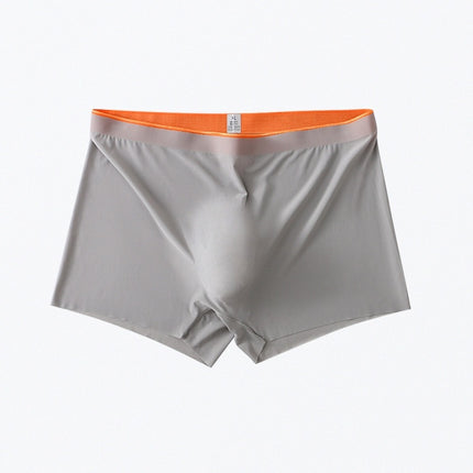 Men's Ice Silk Seamless Boxers