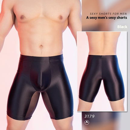 Leggings gainants en soie glacée brillante