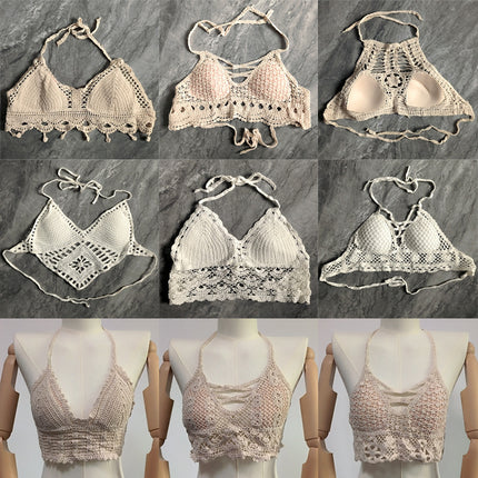 Embroidered Hollow Lace Vest